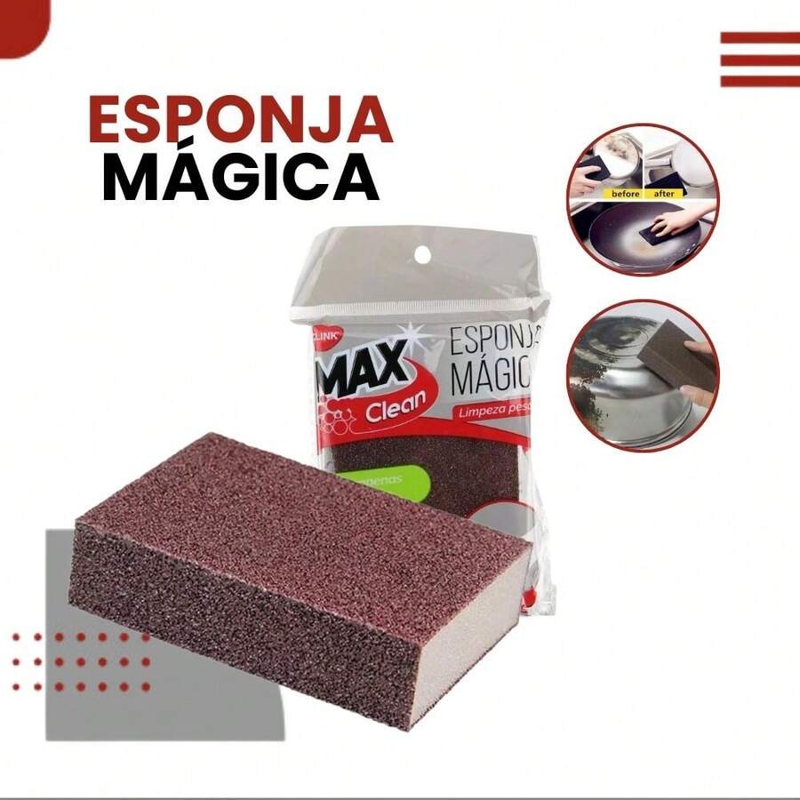 Magic Sponge Heavy Duty Cleaning Stainless Steel Pan Rust Removal Clink