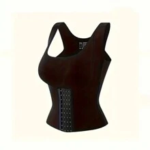 1pc 3-In-1 Women's Waist Trainer & Shapewear - Nylon Body Sculpting Corset For Tummy Control, Fitness Training Gear For Running, Weightlifting, Boxing, All Seasons - Multicolor - View 2