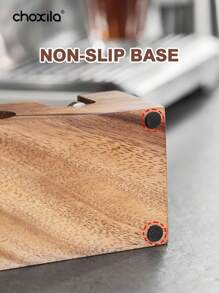 choxila 1 件装意式浓缩咖啡压粉器、木制咖啡压粉器、意式浓缩咖啡收纳盒和咖啡手柄支架、意式浓缩咖啡压粉底座和咖啡手柄支架、台面咖啡机收纳盒、意式浓缩咖啡配件 - Espresso Organizer - 查看 8