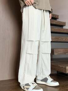 Men's Casual Straight Loose Fit American Style New Brand Cargo Pants