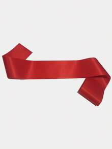 1pc Plain Colored Ribbon/Sash For Wedding Events Party Decor, Colored Satin Ribbon Sash, DIY Bachelorette Party Sash, Blank Ribbon Sash - Multicolor - View 16