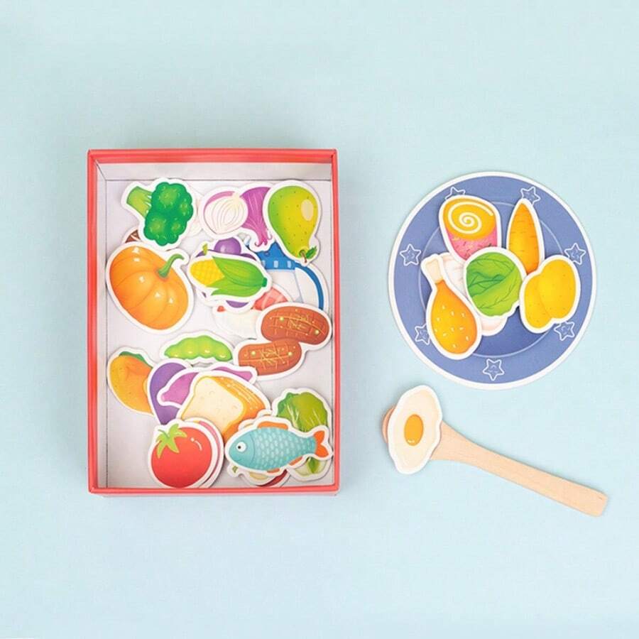 Toddler Fine Motor Skills Training Interactive Feeding Teddy Bear Game