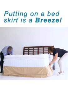 1 Pieza Organizador De Sábana Para Levantar El Colchón, Clips Ergonómicos Para Sábana y Faldón De Cama,Fácil De Ajustar En Todas Las Esquinas,Utilizado Para Cambiar y Disponer Las Sábanas De La Cama - Azul - Ver 5