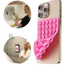 Silicone Suction Cup Mobile Phone Holder Universal Double Suction Cup - 灰色 - 查看 2