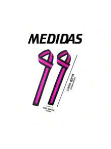 Pair Of Wristband Gloves Hook Straps Professional Grip Crossfit Bodybuilding High Resistance With Grip Weightlifting - Bụi hồng - Xem 4