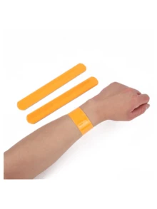 12/50/100 件多色发光拍击带，有趣的圣诞派对用品，夜间活动和运动的必备品 - 彩色 - 查看 7