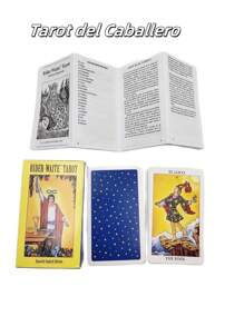 78 Cartas del Tarot de los Caballeros con Instrucciones en Español - Azul - Ver 2