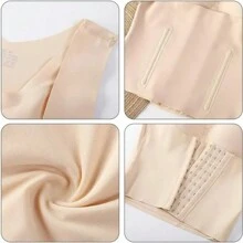 1pc 3-In-1 Women's Waist Trainer & Shapewear - Nylon Body Sculpting Corset For Tummy Control, Fitness Training Gear For Running, Weightlifting, Boxing, All Seasons - Multicolor - View 7