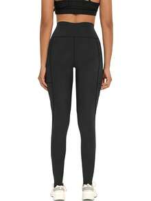 4 件/套大码女式运动紧身裤、7/8 长度瑜伽裤、健身跑步压缩紧身裤 - 彩色 - 查看 4