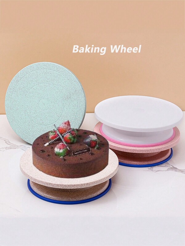 1 Simple Baking Tool Cake Turntable, Piping Cream Workbench