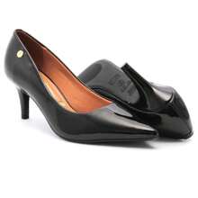 Vizzano Women's Pumps, Low Thin Heel, Soft, Original - 黑色清漆 - 查看 4