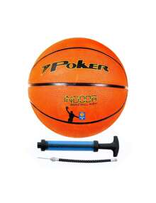 Bola Basquete Poker Oficial Mirim 5 + Bomba Penalty
