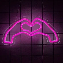 至死/至我们是鬼魂霓虹灯标志用于墙壁装饰，先生或夫人 LED 霓虹灯标志用于婚礼订婚生日周年纪念求婚派对卧室办公室，送给爱人的结婚礼物，派对装饰。