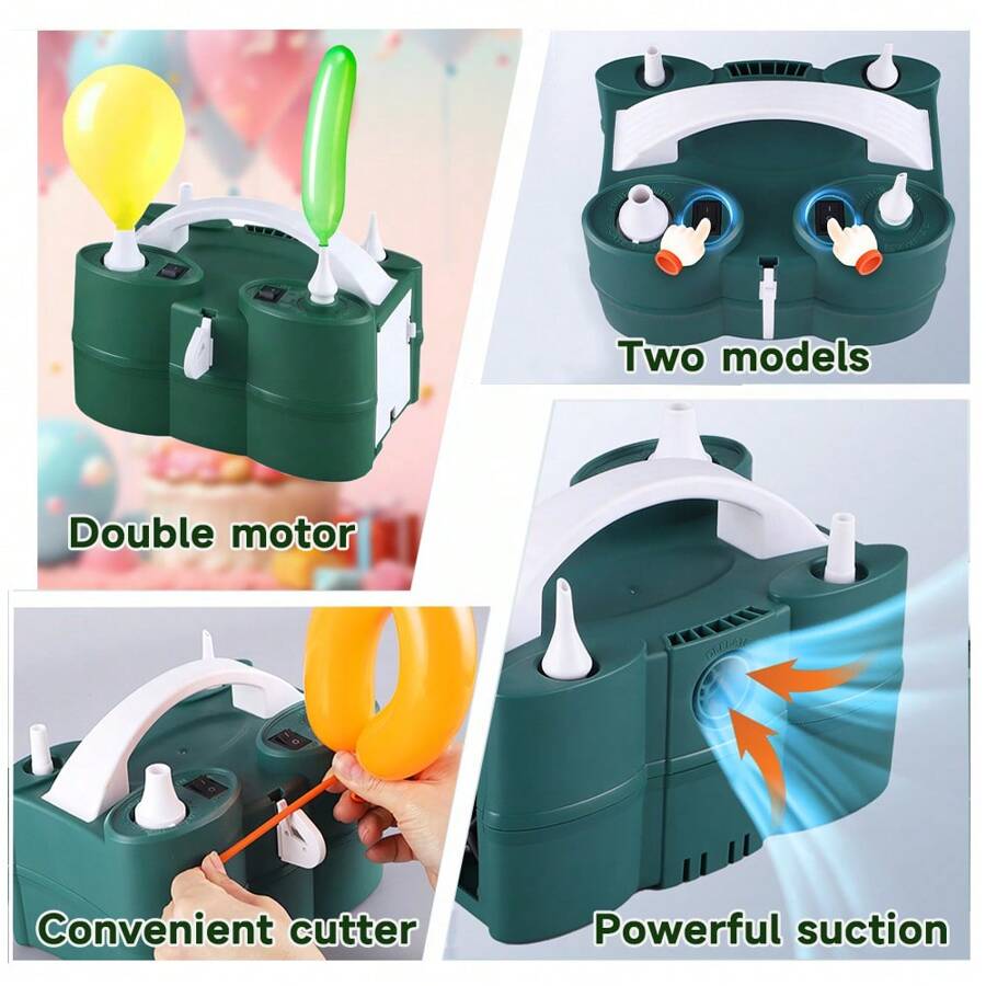 Balloon Pump Electric 3In1 Portable Air Pump For Inflatables And