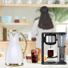 Nsulated Hot Kettle, Coffee Maker, Restaurant Office Outdoor Portable Vacuum Insulated Pot 2 Sets Back To School