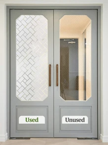 1 Roll Frosted Window Film , Window Privacy Film , Static Cling Window Vinyl , Opaque Window Glass Sticker , Non Adhesive Anti-UV Window Film For Home Office , Heat Control Insulation Window Covering - Multicolor - View 10