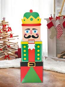 Bộ 3 hộp quà trang trí Giáng sinh, hộp quà đồ chơi xếp chồng Giáng sinh, đồ trang trí Giáng sinh vui vẻ, hộp đóng gói hình lính chì tự làm, thích hợp cho trang trí tiệc, trang trí nhà cửa, trang trí nhà Giáng sinh 2025, trang trí phông nền Giáng sinh, đồ trang trí Giáng sinh, trang trí Chúc mừng năm mới 2026, quà tặng Giáng sinh, quà tặng năm mới - Người lính hạt dẻ Giáng sinh - Xem 6