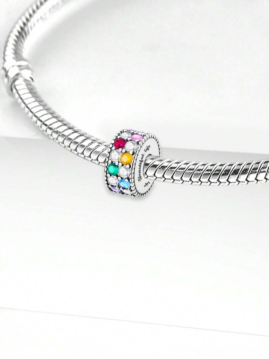 S925 Sterling Silver Light String Pendant Charm Pendant Ball Suitable