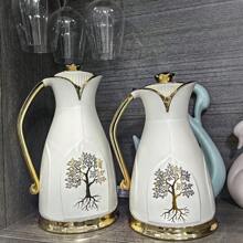 Nsulated Hot Kettle, Coffee Maker, Restaurant Office Outdoor Portable Vacuum Insulated Pot 2 Sets Back To School