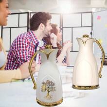 Nsulated Hot Kettle, Coffee Maker, Restaurant Office Outdoor Portable Vacuum Insulated Pot 2 Sets Back To School