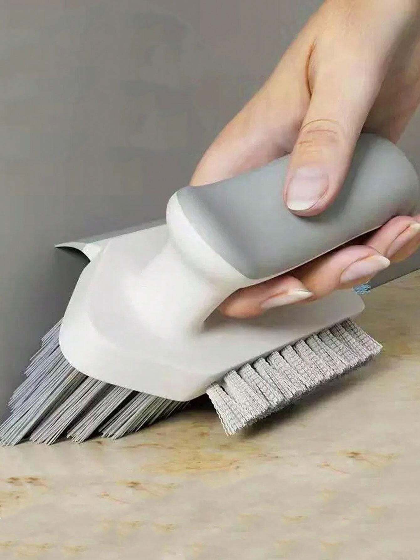 Herramienta De Pintura De Pared, Limpiador De Pinceles Para Colorear Cepillo De Limpieza Reutilizable Con Mango Para Principiantes Pintura Artistica Azul 15 Pulgadas