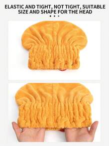 1pc/2pcs Coral Fleece Bow Hair Drying Towel, Quick Absorbent Hair Wrap Turban Home Bathroom Decor Fall Decor Back To School Hair Bonnet Shower Towels For Beaty Salon, Hotel Sports,Home Essentials, Towel, Skin Care