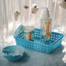 Kit Completo Higiene Bebê Infantil Organizador Menina Menino Plasútil Saída Maternidade Chá Revelação chá de bebe cuidados com o bebe