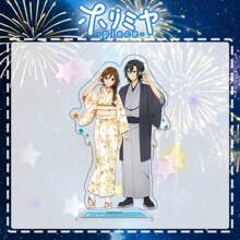 5 件/套 堀山和宫村君 亚克力动漫立式钥匙扣、双面徽章、半透明卡片 - 彩色 - 查看 4