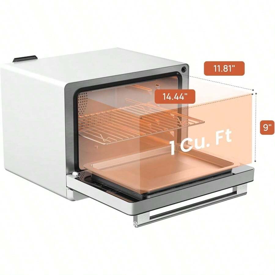 4In1 Convection Steam Oven, Air Fryer, Dehydrator With True