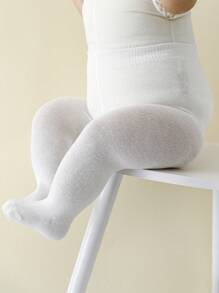 3 件套婴儿和儿童纯色紧身裤，舒适合身，时尚风格，适合日常穿着