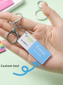 Móc khóa Acrylic tùy chỉnh tên riêng của bạn, Thẻ tên hai mặt, Bác sĩ cao cấp, Sinh viên y tá, NHS, Chuyên gia y tế, Bác sĩ đa khoa, Nữ hộ sinh - kẹp tôm hùm - Xem 1