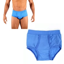 Kit Of 6 Traditional Microfiber Briefs With Front Opening - 彩色 - 查看 1