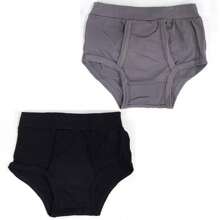 Kit Of 6 Traditional Microfiber Briefs With Front Opening - 彩色 - 查看 3