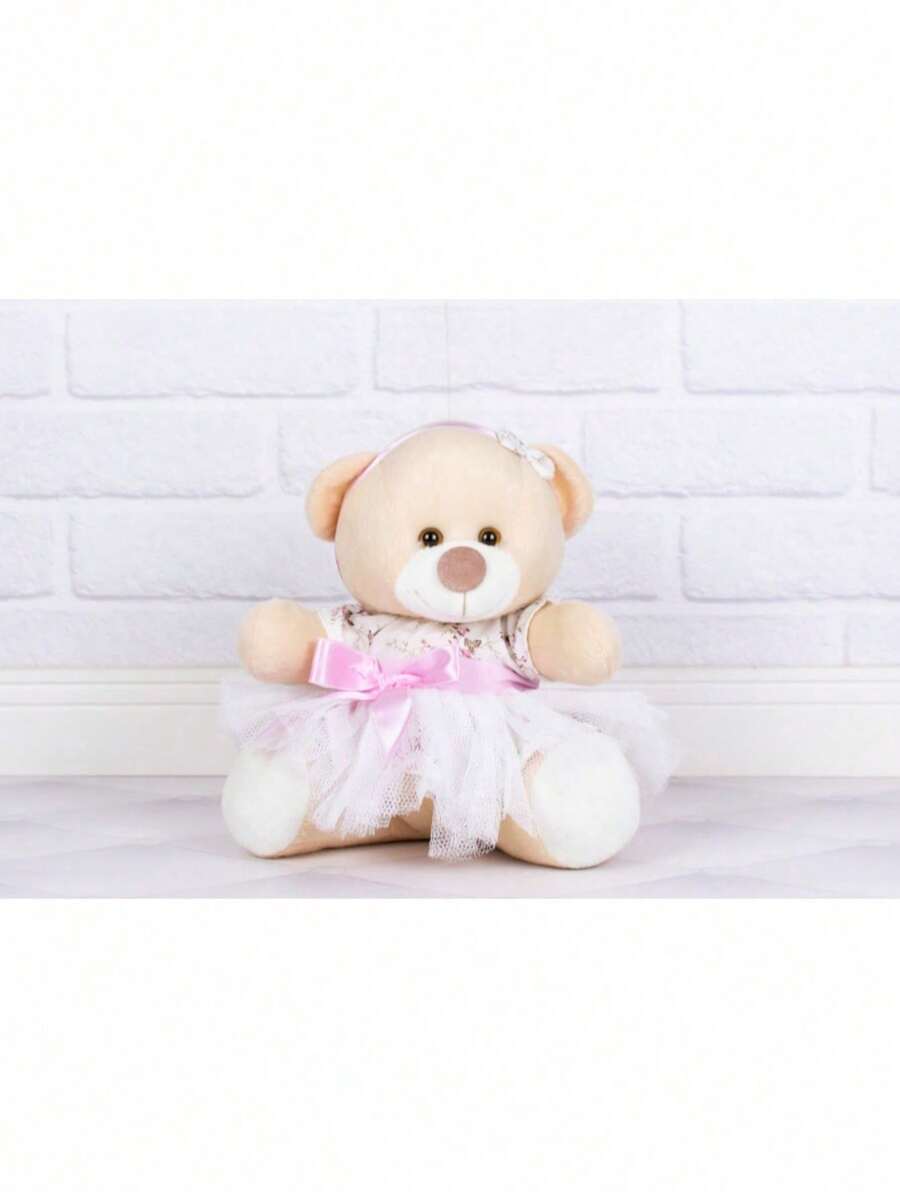 Ballerina Girl Teddy Bear 15 Cm - P Niches And Decorations - Hoa cành sẫm màu - Xem 1