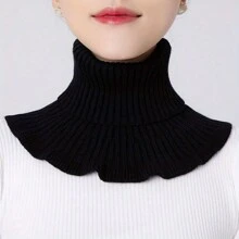 1pc Winter Knit Scarf, Warm Neck Wrap For Cold Weather