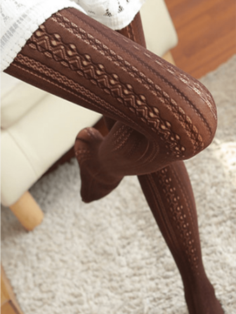 1pc New Japanese Lolita White Vintage Hollowed-Out Lace Pantyhose With Carved Mesh Stockings And Bottom Stockings