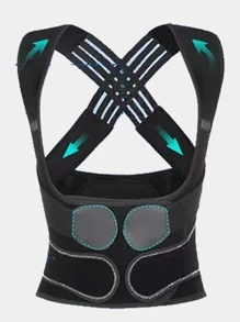 Correa ajustable unisex, diseño cómodo y transpirable, mejora la confianza corporal, ligero y flexible, ideal para uso diario, oficina, deportes y fitness