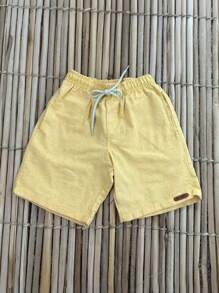 MODERN KIDS' BERMUDA BERMUDA FOR BOYS NEW - 黃色 - 查看 1
