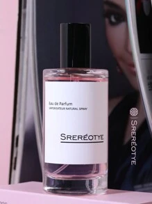 SREREOTYE 50毫升冬季派对香水，花香调，东方花香，清新优雅，持久留香，身体喷雾，礼盒包装，约会之夜香氛喷雾 - 花卉印花 - 查看 4