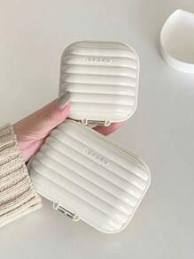 1 件便携式药盒，适用于旅行防潮药丸整理器，可重复使用药盒，适用于男女药品计划器，每日口袋药盒，用于容纳维生素药物和补充剂，家庭旅行必备配件，适用于户外办公室，返校旅行配件，旅行户外装备 - 米色 - 查看 13