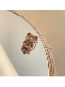 1 chiếc nhẫn thiết kế hình chú gấu bông dễ thương, chiếc nhẫn đa năng phong cách ngọt ngào - Nhiều màu - Xem 10