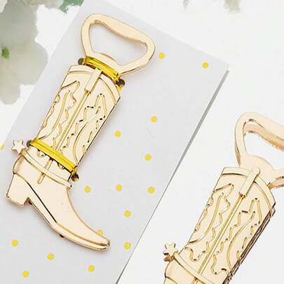 1 dụng cụ mở nắp chai hình chiếc ủng bằng kim loại màu vàng, dụng cụ pha chế sáng tạo thích hợp cho ngày lễ, đám cưới, tiệc tùng, bia, dụng cụ mở nắp lon, trang trí chai, trang trí nhà cửa, quà tặng Giáng sinh, phụ kiện cốc, quà tặng cho bạn bè, quà tặng cho gia đình, tiệc Giáng sinh, dùng ngoài trời, cắm trại, quà tặng cho cha