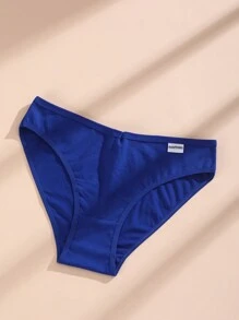 10 PCS Women's Cotton Panties V Waist Solid Color Briefs Comfortable And Breathable Sports Underwear - Multicolor - View 7