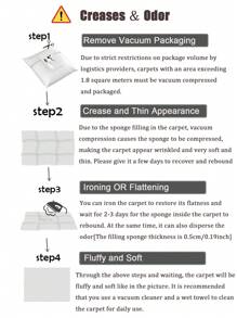 Soft Long Rug For Bedroom Living Room White Plush Fluffy Bedside Rug  Shag Fluffy  Rug Carpet Non Shedding For Nursery Children Kids Girls Room Home Decorative ,Room Decor