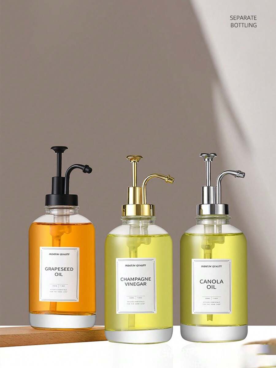 1 Piece Coffee Syrup Dispensing Bottle Glass Bottle Dispenser Squeeze