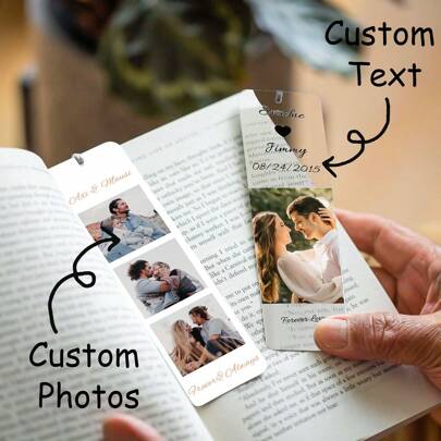 إشارة كتاب أكريليك مخصصة بالصور والنص مع شرابات - هدية محفورة شخصياً للقراء المهتمين بالكتب، عيد الميلاد، المناسبات، المدرسين، الطلاب - مناسبة للمكتب والمدرسة والعيد الأم والأب والكريسماس - ملحق فريد للقراءة والتعلم واستخدام الكتب عودة إلى المدرسة، متعدد الوظائف، زخرفي، قابل لإعادة الاستخدام، حديث، ملون، جميل، كلاسيكي، كرتوني، كاواييي، مضحك، للعمال والعملاء والطلاب والأطفال وللأعمال والمكتب والمدرسة