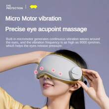 电动眼部按摩器，带热压蒸汽高频按摩眼睛最新款式蒸汽智能无线充电眼部热敷喷雾按摩眼部护理眼部按摩器男士礼品女士礼品创意独特礼品顶级酷炫礼品女士礼品套装