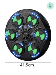 Maquina de Box, Máquina de Boxeo Musical Bluetooth con 1 Par de Guantes BUYTITI Q-798 - Negro - Ver 5