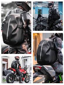 Men's Cycling Backpack, Motorcycle Helmet Bag, Full Helmet Backpack, Knight Bag, Waterproof Travel Bag, Travel Man, Large Capacity Multi Functional For Work Travel Business For Hiking Camping And Men Book Bag For Books Gifts Fall Christmas Scream Bag Backpack Winter Christmas Thanksgiving Side Bag Hobo Bag Black Bag Travel Essentials Back To School Beach Bag Holiday Laptop Case The Sporty Life Vacation Bags Bag Pack Backpacks Travel Must Haves Large Bag Spring - Black - View 9