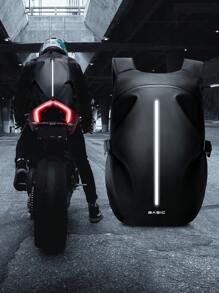 Men's Cycling Backpack, Motorcycle Helmet Bag, Full Helmet Backpack, Knight Bag, Waterproof Travel Bag, Travel Man, Large Capacity Multi Functional For Work Travel Business For Hiking Camping And Men Book Bag For Books Gifts Fall Christmas Scream Bag Backpack Winter Christmas Thanksgiving Side Bag Hobo Bag Black Bag Travel Essentials Back To School Beach Bag Holiday Laptop Case The Sporty Life Vacation Bags Bag Pack Backpacks Travel Must Haves Large Bag Spring - Black - View 3
